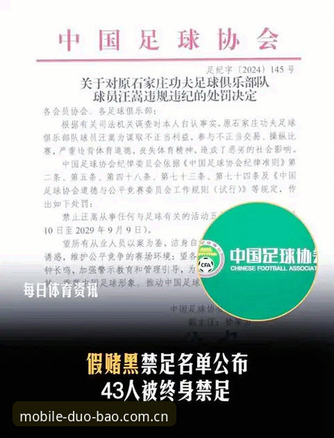 多宝体育最新版本最新版 足协第三批禁足名单解读教程:在多宝体育平台了解中国足球反腐新进展